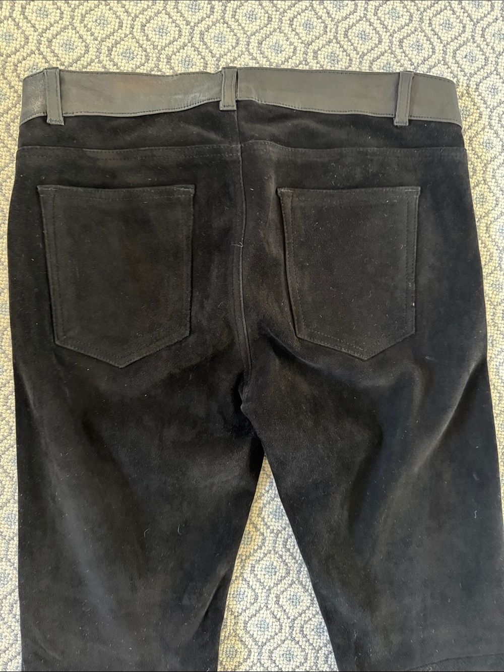 Vince Low Rise Leather Pants - Picture 8 of 9